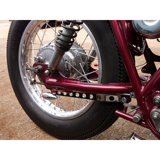 部品屋K&amp;W SR400/500 ドリルド ブレーキロッド K&amp;W