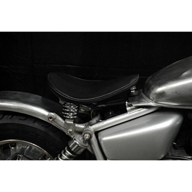 部品屋K&W Magna50 Magna50用 フラットフェンダー対応ソロシートKIT スプリングタイプ（プレーン） カラー 黒 K&W バイクの通販は