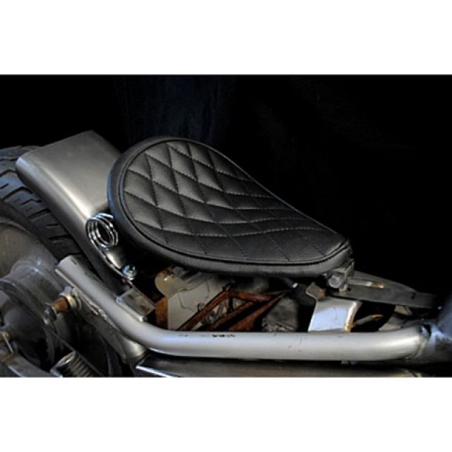 部品屋K&W Magna250 Magna250用 専用ソロシートKIT スプリングタイプ（ステッチ） タイプ ダイヤ カラー 赤茶 K&W_1