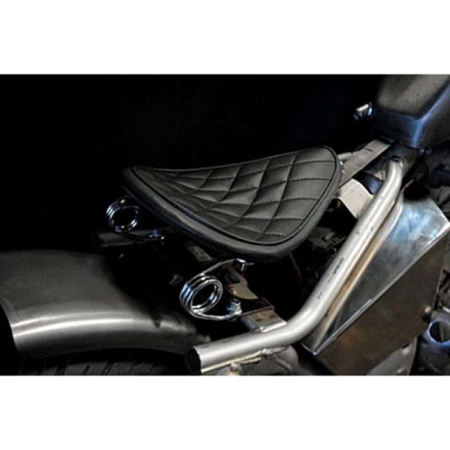 部品屋K&W Magna250 Magna250用 専用ソロシートKIT スプリングタイプ（ステッチ） タイプ ダイヤ カラー 赤茶 K&W_2