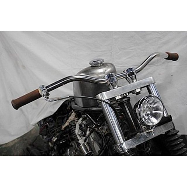 部品屋K&W スティード ドロップバー タイプ1 カラー ステンレスポリッシュ K&W バイクの通販は