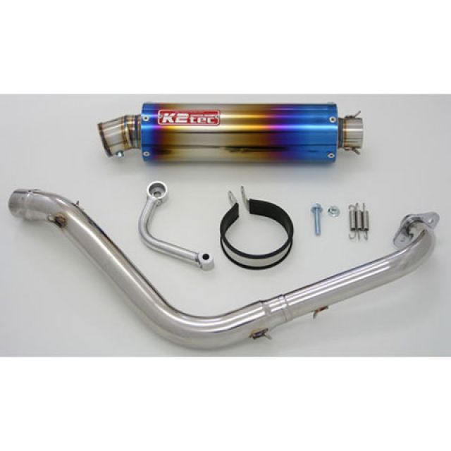 A様　リクエスト品 ケイツーテック GS50 GS50 Bomber Titan チタン・ステンレスマフラー