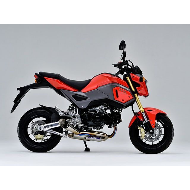 オーバーレーシング GROM スパイラル フルチタン マフラー OVER RACING_1