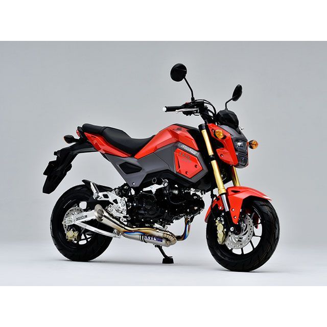 オーバーレーシング GROM スパイラル フルチタン マフラー OVER RACING_2