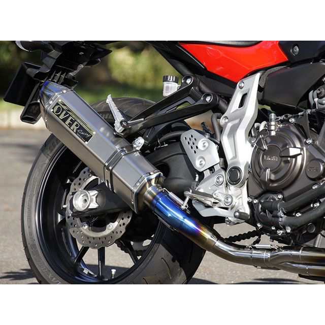 オーバーレーシング MT-07 TT-Formula RS フルチタン マフラー 2-1 OVER RACING バイク