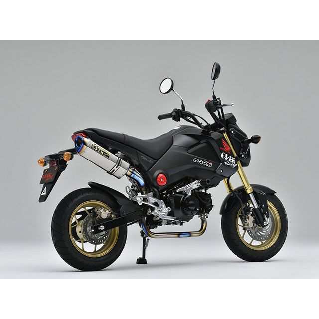 オーバーレーシング GROM TT-Formula RS フルチタン マフラー アップタイプ OVER RACING バイク