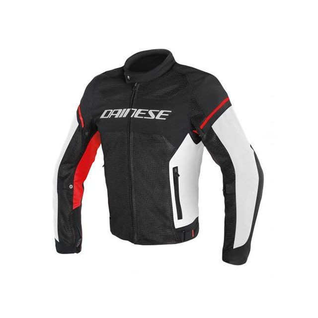 ダイネーゼ AIR FRAME D1 TEX JACKET カラー 858-BLACK/WHITE/RED 