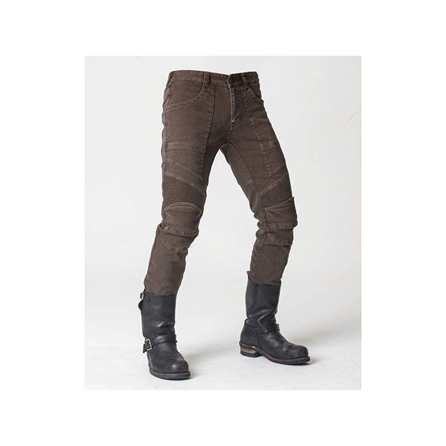 アグリブロス MOTOPANTS SMITH（Men’s） ブラウン サイズ 34インチ uglyBROS