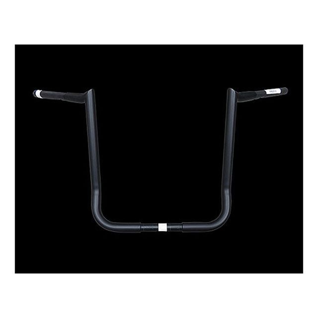 ワイルドワン FLHT/C/U/K､FLHX ツアラー用 16in リーパーエイプハンガー クローム カラー ブラック WILD1 バイクの通販は