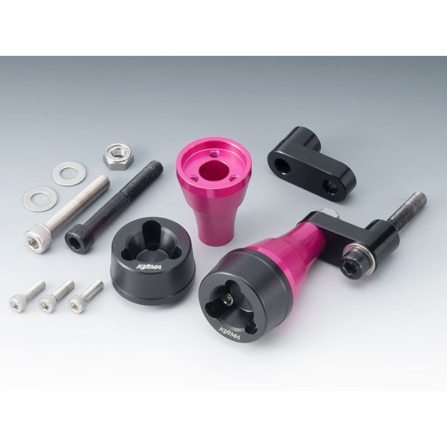 キジマ YZF-R25/R3 ボディースライダー カラー ピンク KIJIMA バイクの通販は 7,540円