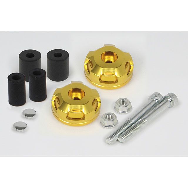 SP武川 汎用 2ピースハンドルバーエンド カラー ゴールド/ゴールド SP TAKEGAWA 4,974円