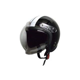 【メーカー直送】モトボワットBB スモールジェット 回転BBシールド付 カラー ブラック/ホワイト moto boite bb バイクの通販は