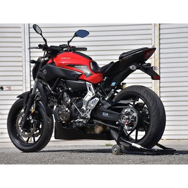 なな 才谷屋ファクトリー MT-07 リアフェンダー 仕様 黒ゲル Saitaniya