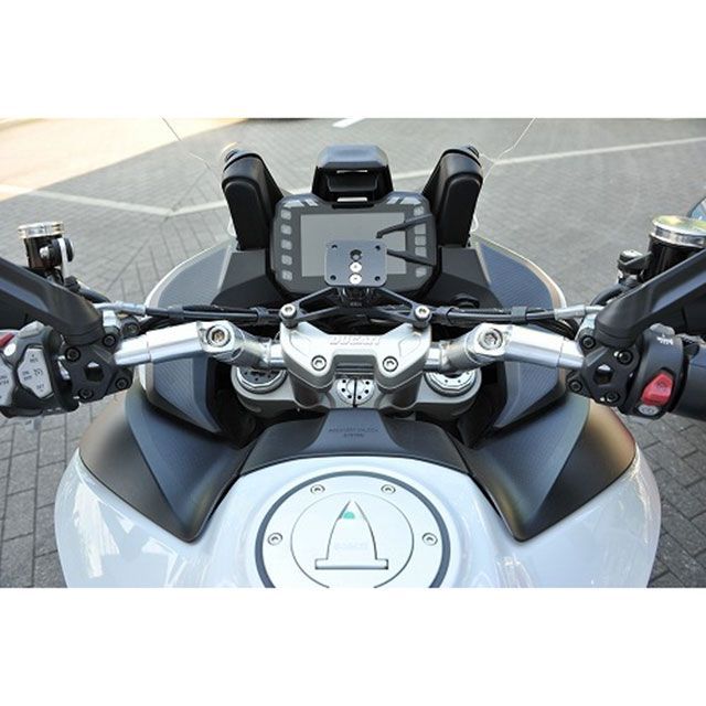 アエラ MULTISTRADA1200DVT アルミ可変ハンドルバー カラー ホワイト AELLA