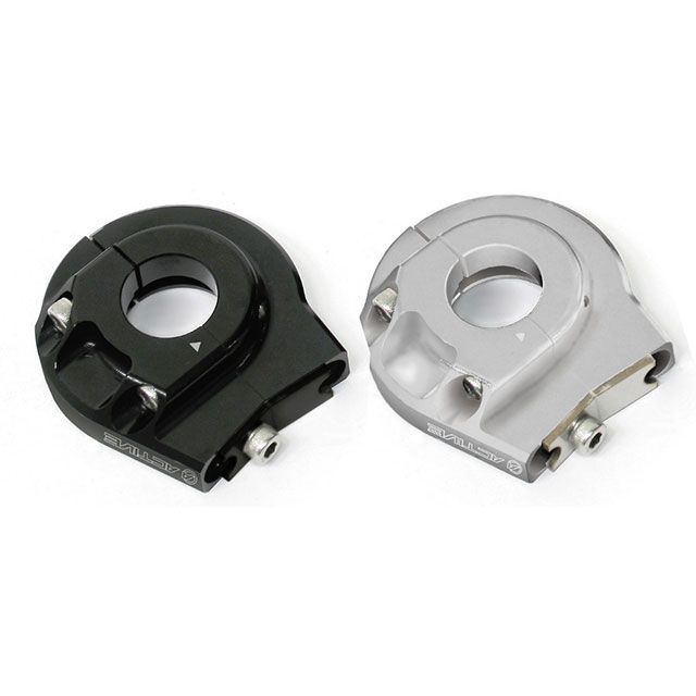 アクティブ 汎用 ハイスロットルキット EVO2 汎用キット スモールホルダー 巻取φ44 ホルダーカラー シルバー ACTIVE バイクの通販は