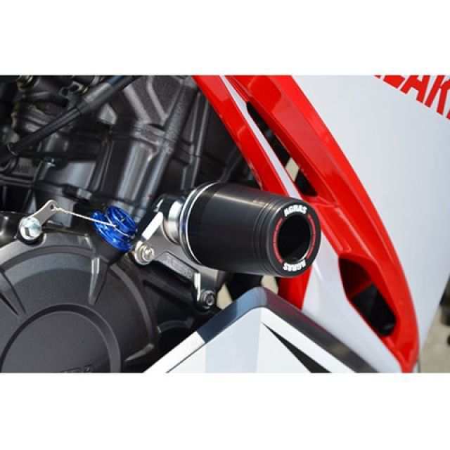 アグラス CBR250RR レーシングスライダー フレームタイプ ジュラコンカラー ブラック タイプ ロゴ無 AGRAS バイクの通販は