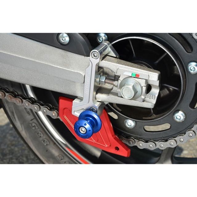 アグラス CBR250RR チェーンガード＆スタンドフック チェーンガード シルバー スタンドフック ブルー AGRAS バイクの通販は 29,664円