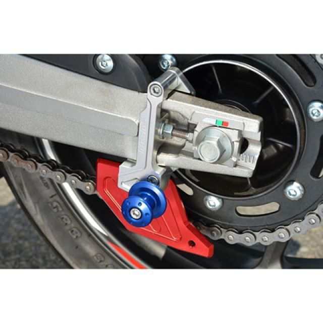 アグラス CBR250RR チェーンガード＆スタンドフック チェーンガード シルバー スタンドフック ゴールド AGRAS バイクの通販は駆動系