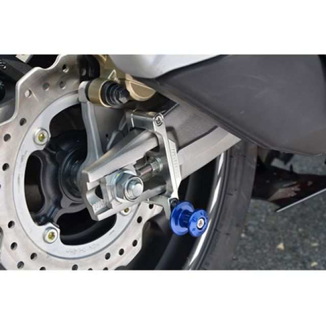 アグラス CBR250RR チェーンガード＆スタンドフック チェーンガード シルバー スタンドフック ゴールド AGRAS バイクの通販は