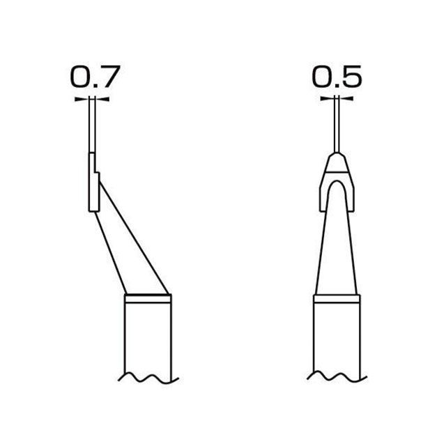 ハッコー T8-1002 FM-2022用こて先 CHIP 0.5C型 HAKKO