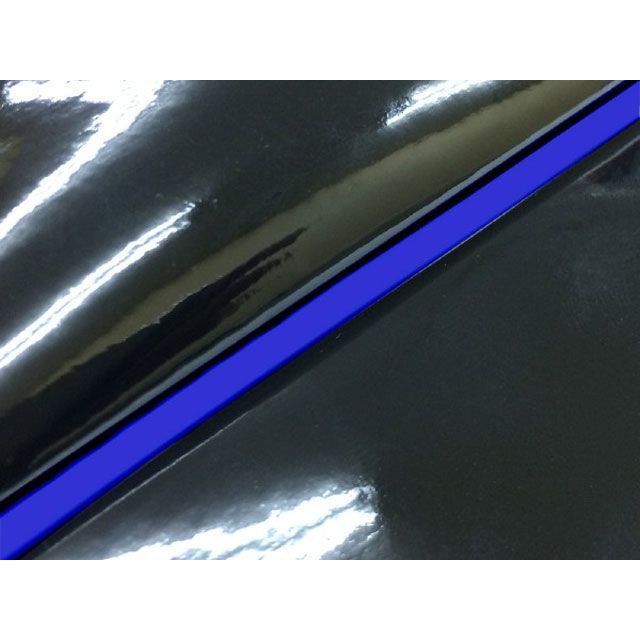 グロンドマン W650 W650（99年 EJ650A1/C1） 国産シートカバー 張替 エナメルブラック ライン - 仕様 青パイピング Gron…