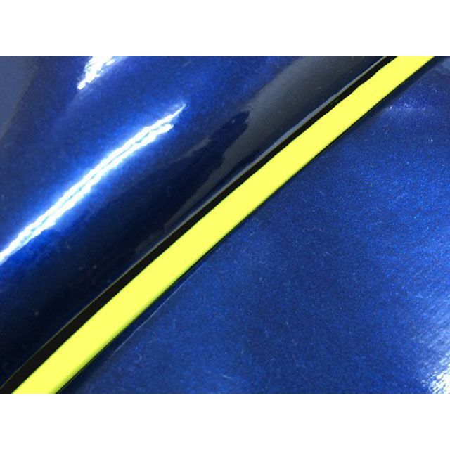 グロンドマン W650 W650（99年 EJ650A1/C1） 国産シートカバー 張替 エナメルメタリックブルー ライン - 仕様 黄パイピング …