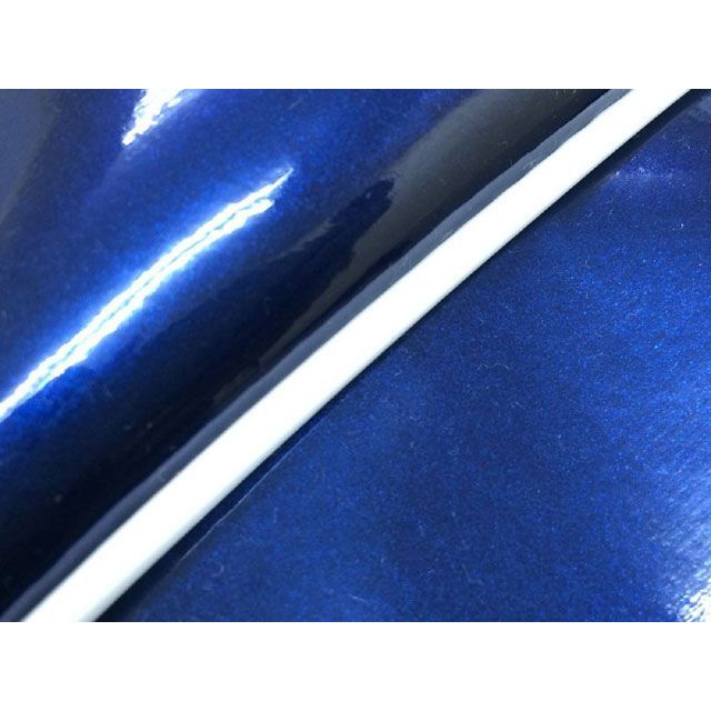 グロンドマン W650 W650（99年 EJ650A1/C1） 国産シートカバー 張替 エナメルメタリックブルー ライン - 仕様 白パイピング …