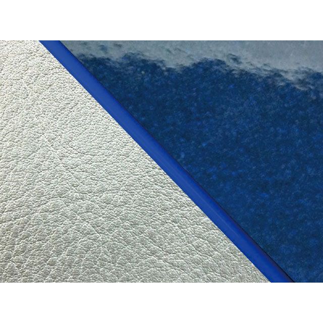 グロンドマン W650 W650（99年 EJ650A1/C1） 国産シートカバー 張替 エナメルメタリックブルー ライン シルバーライン 仕様 青…