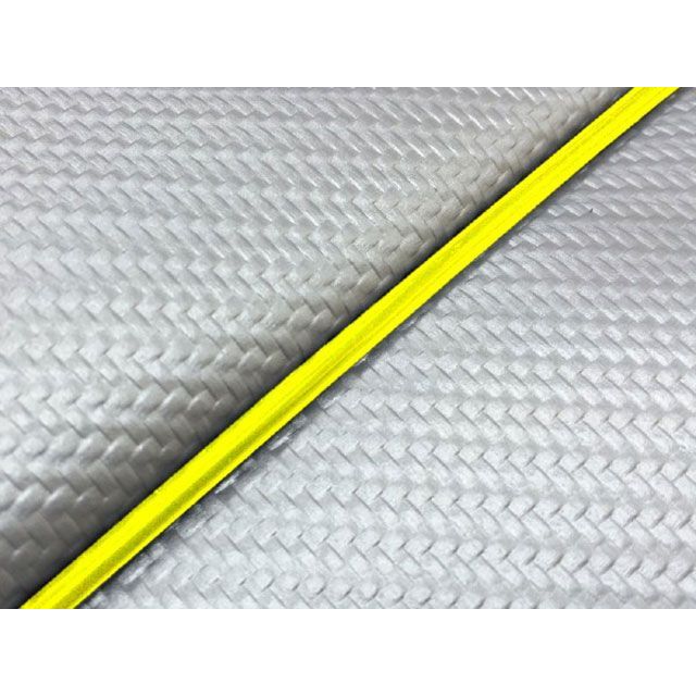 グロンドマン W650 W650（99年 EJ650A1/C1） 国産シートカバー 張替 カーボンシルバー ライン - 仕様 黄パイピング Gron…の通販は 11,520円