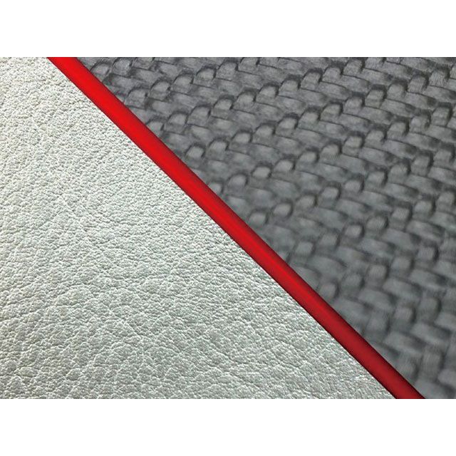 グロンドマン W650 W650（99年 EJ650A1/C1） 国産シートカバー 張替 カーボンブラック ライン シルバーライン 仕様 赤パイピン…の通販は