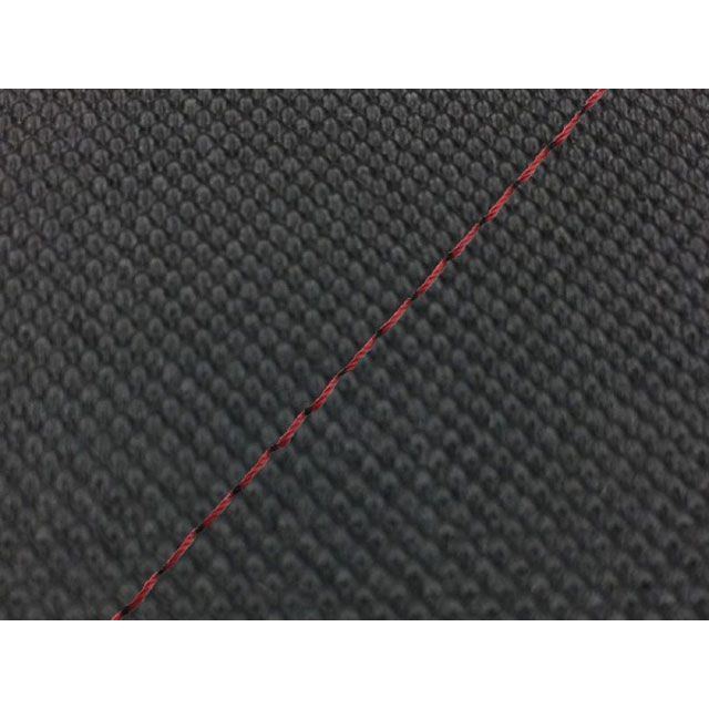 グロンドマン W650 W650（99年 EJ650A1/C1） 国産シートカバー 張替 スベラーヌブラック ライン - 仕様 赤ステッチ Gron…