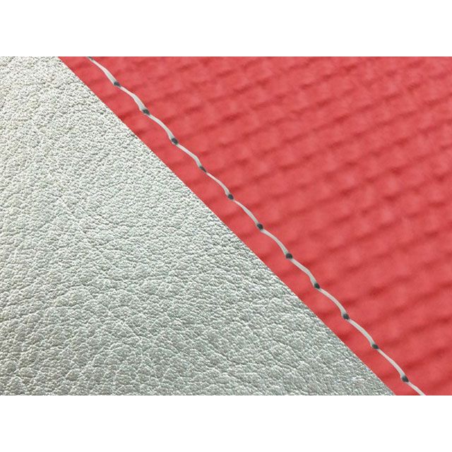 グロンドマン W650 W650（99年 EJ650A1/C1） 国産シートカバー 張替 スベラーヌレッド ライン シルバーライン 仕様 透明ステッ…