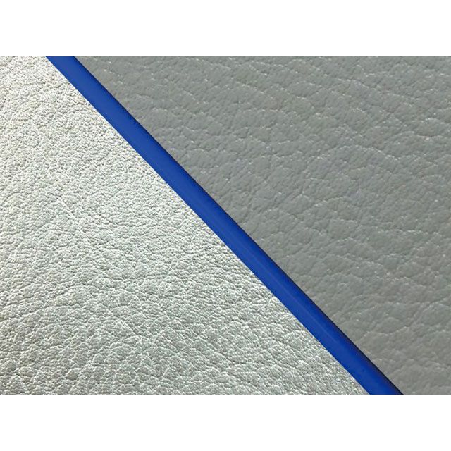 グロンドマン W650 W650（99年 EJ650A1/C1） 国産シートカバー 張替 ダークグレー ライン シルバーライン 仕様 青パイピング …