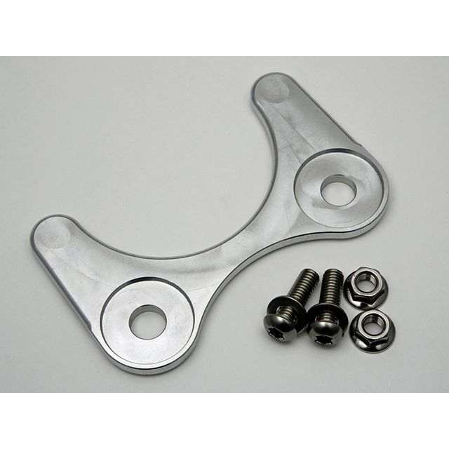 ミスミエンジニアリング ハーレー ヘッドライトバイザーステー オフセット 47mm汎用（要穴開け加工） MISUMI ENGINIEERING バイクの通販は