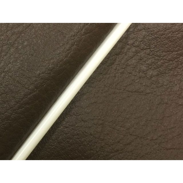 グロンドマン W650 W650（99年 EJ650A1/C1） 国産シートカバー 張替 ダークブラウン ライン - 仕様 白パイピング Grond…