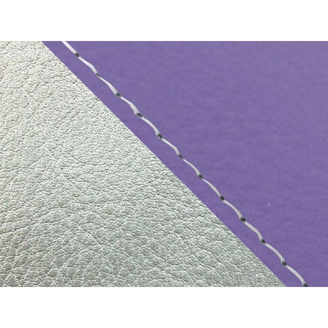 グロンドマン W650 W650（99年 EJ650A1/C1） 国産シートカバー 張替 パープル ライン シルバーライン 仕様 透明ステッチ Gr…の通販は