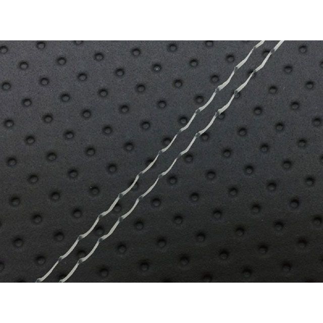 グロンドマン W650 W650（99年 EJ650A1/C1） 国産シートカバー 張替 フルエンボスブラック ライン - 仕様 透明ダブルステッチ…