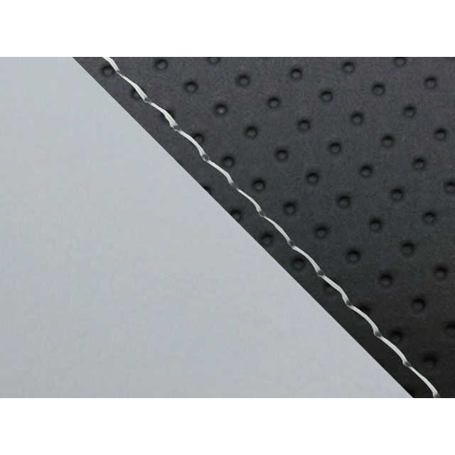 グロンドマン W650 W650（99年 EJ650A1/C1） 国産シートカバー 張替 フルエンボスブラック ライン グレーライン 仕様 透明ステ…