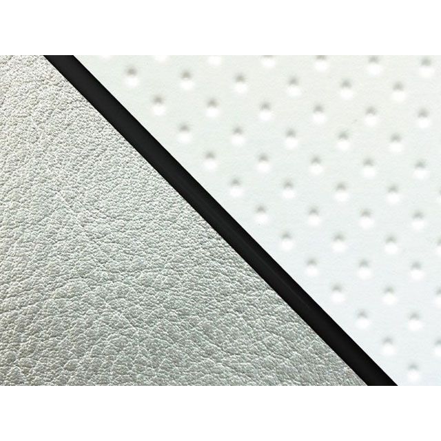 グロンドマン W650 W650（99年 EJ650A1/C1） 国産シートカバー 張替 フルエンボスホワイト ライン シルバーライン 仕様 黒パイ…の通販は