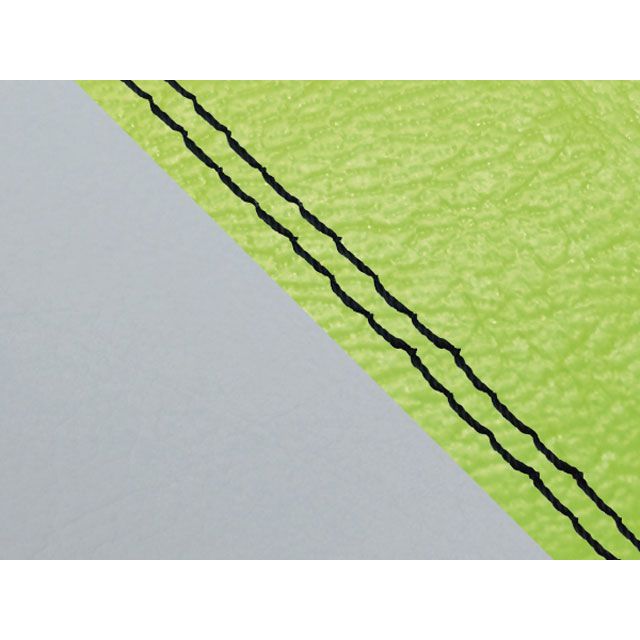 グロンドマン W650 W650（99年 EJ650A1/C1） 国産シートカバー 張替 ライムグリーン ライン グレーライン 仕様 黒ダブルステッ…の通販は 7,725円