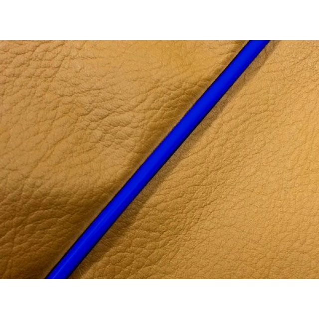 グロンドマン W650 W650（99年 EJ650A1/C1） 国産シートカバー 張替 黄土色 ライン - 仕様 青パイピング Grondement