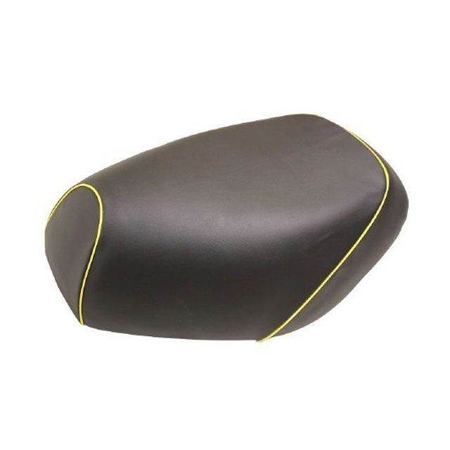 グロンドマン W650 W650（99年 EJ650A1/C1） 国産シートカバー 張替 黒 ライン - 仕様 黄パイピング Grondement