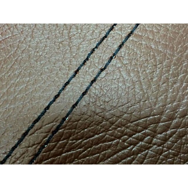 グロンドマン W650 W650（99年 EJ650A1/C1） 国産シートカバー 張替 茶色 ライン - 仕様 黒ダブルステッチ Grondeme…