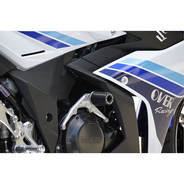 オーバーレーシング GSX250R レーシングスライダー カラー シルバー 