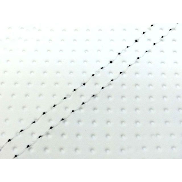 グロンドマン KSR50/80 KSR50/80（KMX50B/80B） 国産シートカバー 張替 エンボスホワイト ツートン生地 - 仕様 透明ダブ…の通販は 5,540円