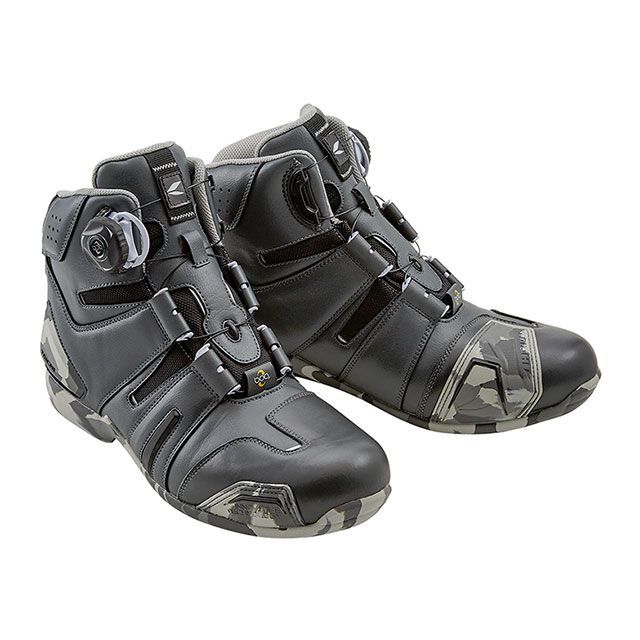 RSタイチ RSS006 DRYMASTER BOA ライディングシューズ（アーバン/カモ） サイズ 24.5cm RSTAICHI バイク