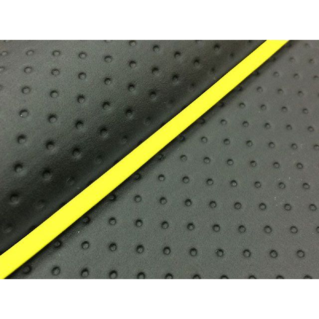 グロンドマン KSR50/80 KSR50/80（KMX50B/80B） 国産シートカバー フルエンボスブラック タイプ 張替 仕様 黄パイピング …の通販は