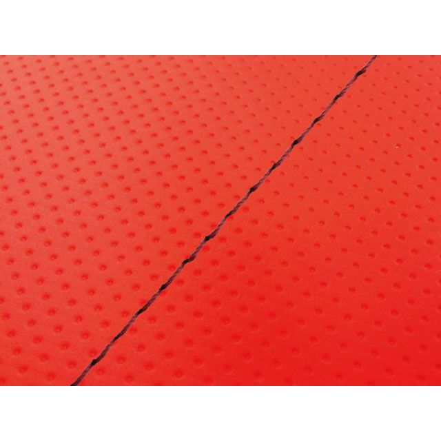 グロンドマン KSR50/80 KSR50/80（KMX50B/80B） 国産シートカバー フルエンボスレッド タイプ 張替 仕様 赤ステッチ Gr…の通販は