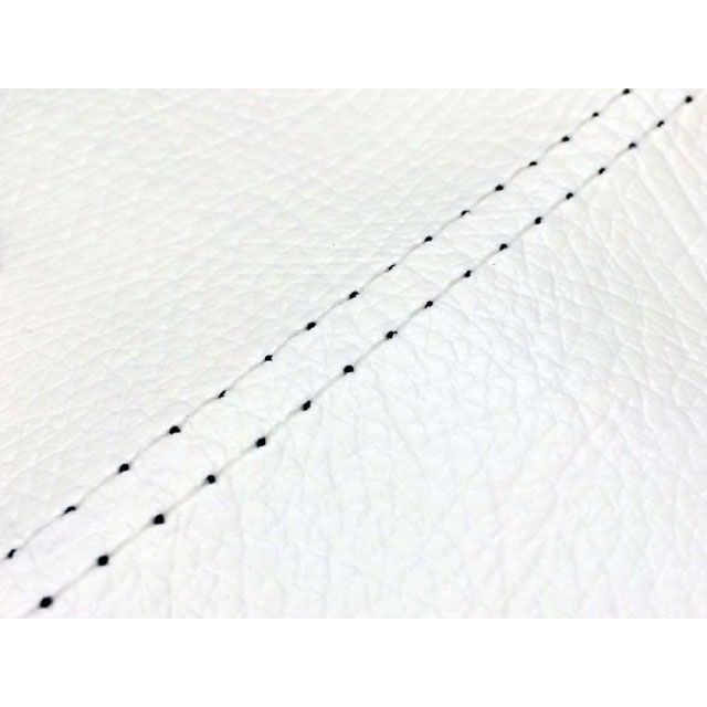 グロンドマン KSR50/80 KSR50/80（KMX50B/80B） 国産シートカバー 張替 白 ツートン生地 - 仕様 透明ダブルステッチ G…の通販は