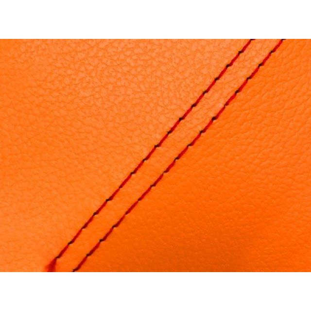 グロンドマン バリオス バリオス（ZR250A） 国産シートカバー オレンジ タイプ 張替 仕様 赤ダブルステッチ Grondement